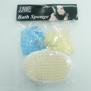 Bath Sponge Set (Hemp Bath Spong Bath Mesh Flower <em>Shower</em> <em>Cap</em>)