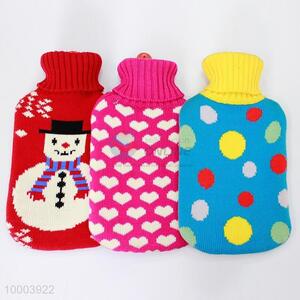 Cartoon Hot Water Bag With Knitting Cover