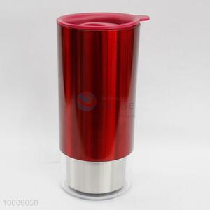 450ml red auto mug with lid