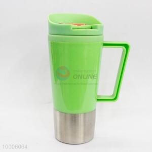 450ml green auto mug with lid