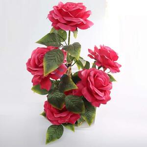 Plastic Flowers Decorative Artificial <em>Flower</em> Bonsai with <em>Vase</em>