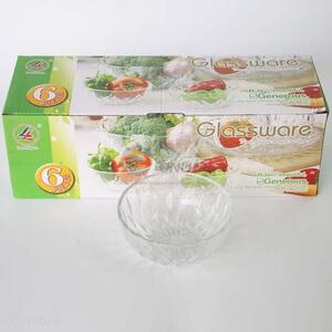 Wholesale 6pcs Glassware Fruit Food Bowl