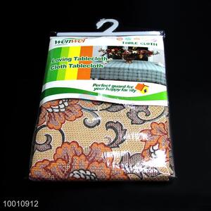 Wholesale Leaf Pattern Loving Tablecloth Table Cover For Family