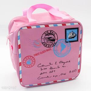 New Design Pink Folding Picnic Insulated Cooler Bag Lunchbox Package
