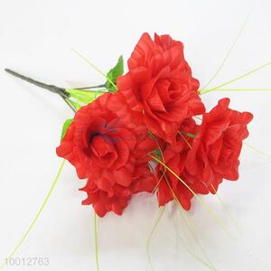 Wholesale Purple Rose <em>Artificial</em> <em>Flower</em> For Holiday Decoration