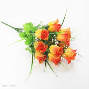 Wholesale Orange Rose <em>Artificial</em> <em>Flower</em> For Decoration