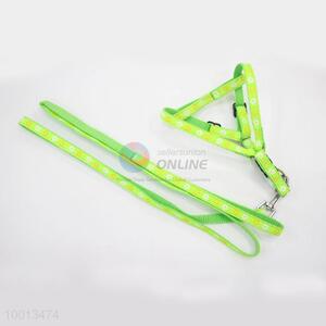 Wholesale Green Flower Pet Chain/Leads Collar For Dog