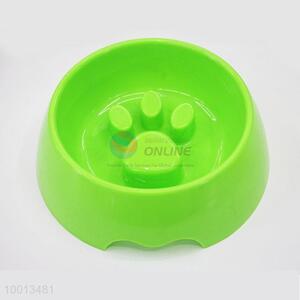 Wholesale Green Footprint Plastic Pet <em>Bowl</em>
