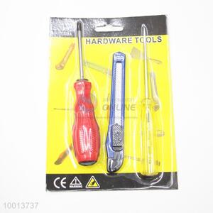 3pcs Hardware Tools Set of Screwdriver,Art Knife and Electric Pen