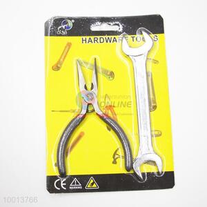 2pcs Hardware Tools Set of Screwdriver and Double Open End Spanner