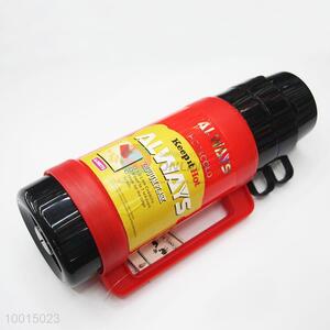 Competitive Price 1L Plastic Vacuum Flask Water <em>Bottle</em> Coffee <em>Cup</em> With Two Cups
