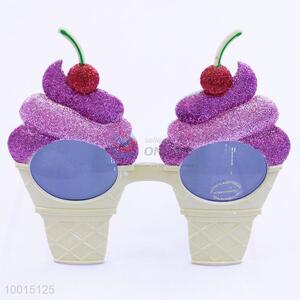Purple Glitter Ice Cream Shaped Eyewear for Chirldren
