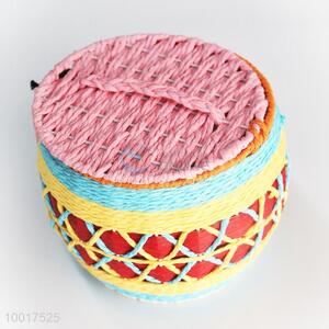 Wholesale 2 Pieces Two Color Colorful Basket with Cover
