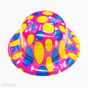 Purple Cute Colorful Round Dots Pattern Party Cap
