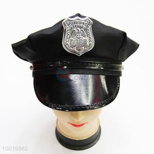 Black Competitive Price Police Cap For Party/Cosplay