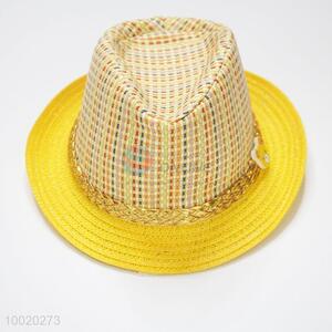 Yellow Lovely Children <em>Straw</em> Hat