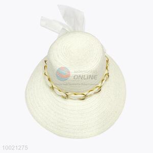High Quality White Summer Beach Sun Hat