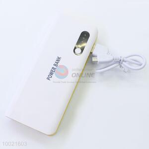 Classic Color Portable Mobile Phone White Charge Power Bank