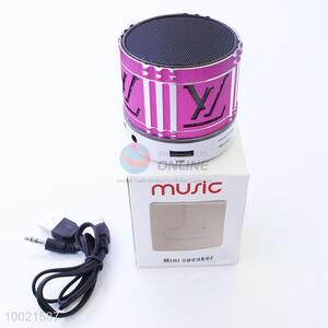 Aluminium Alloy Pink Mini Bluetooth <em>Speaker</em> Music Player