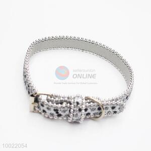 Hot Product Silver PU Pet Collor for Cats Dogs