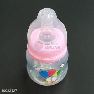 60ml l Cute Pink <em>Feeding</em>-<em>bottle</em> with  Rabbits and Balloons Pattern, Milk Baby <em>Feeding</em> Silicone