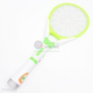Green Electronic Mosquito Swatter with Flashlight