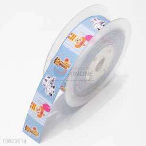 New Arrival Hot Sale High Quality 2.2CM Circus Pattern Print Ribbon