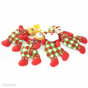Hot Sale Cheap Christmas Checks Animals Small Cute Lively Cloth Pendant