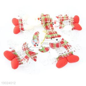 Hot Sale Cheap Christmas Checks Letter Small Cute Lively Cloth Pendant