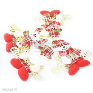Hot Sale Cheap Christmas Checks Golden Letters Small Cute Lively Cloth Pendant