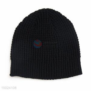 Fashion Black Beanie Cap/Knitted Hat for Winter