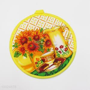 Sunflower pattern thick <em>pot</em> holder for home use
