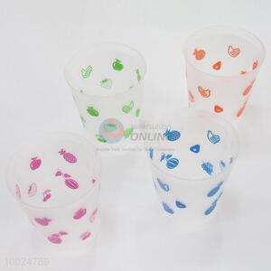 Juice Cup with Fruits Pattern