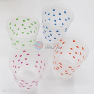 Juice Cup with Dots Pattern