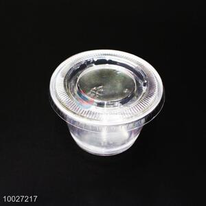 5.5 OZ <em>Disposable</em> Plastic Cup With Lid