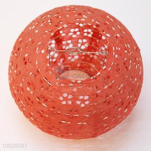 20cm red hollow round paper lantern