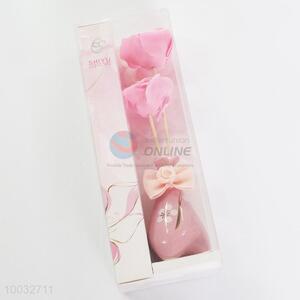 Delicate No Fire&Smokeless Aromatherapy Suit with Pink Ceramic-bottle Shaped in Giraffe
