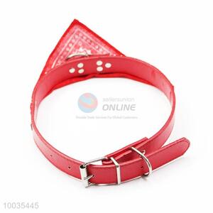 High Quality Red PU Pet Collars/Leashes