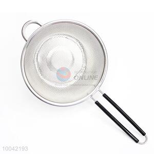 12CM Strainer Stainless Flour Colander Sieve Sifter Oil Strainer/Mesh Strainer With Handle