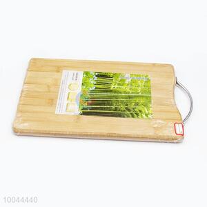 30*20CM Aluminum Handle Square Bamboo Cutting Board Set/ Bamboo Chopping Board