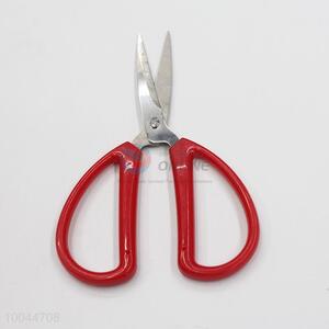 Multifunctional household 8 cun scissors with red plastic handle