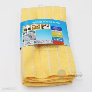 High Quality Household 40*45CM Yellow Polyester Cleaning Towel