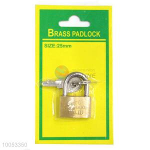25mm Wholesale high quality solid brass padlock for sale