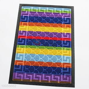 Durable rectangular colorful velvet <em>door</em> <em>mat</em>