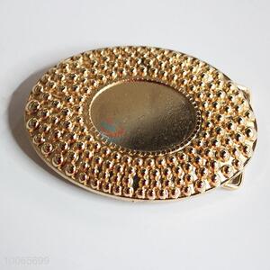 Wholesale oval gold metal zinc alloy belt buckle