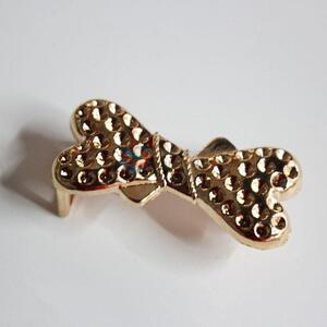 Popular bow-shaped gold zinc alloy <em>belt</em> buckle