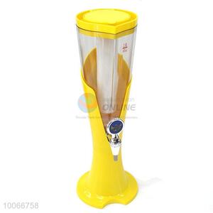 New arrival yellow wine pour beer dispenser with light