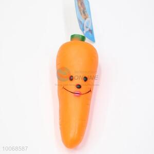 China Factory Carrot Shaped Squeaky Pet Toy for <em>Dog</em>