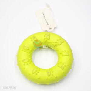Hot Sale Green Swim Ring Shaped Pet Toy for Dog