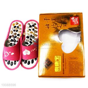 Pink cute low price foot massage slippers